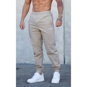 YOUNGLA Airwave Joggers Mens Size XL Tan Model 225 Drawstring Elastic Cuffs